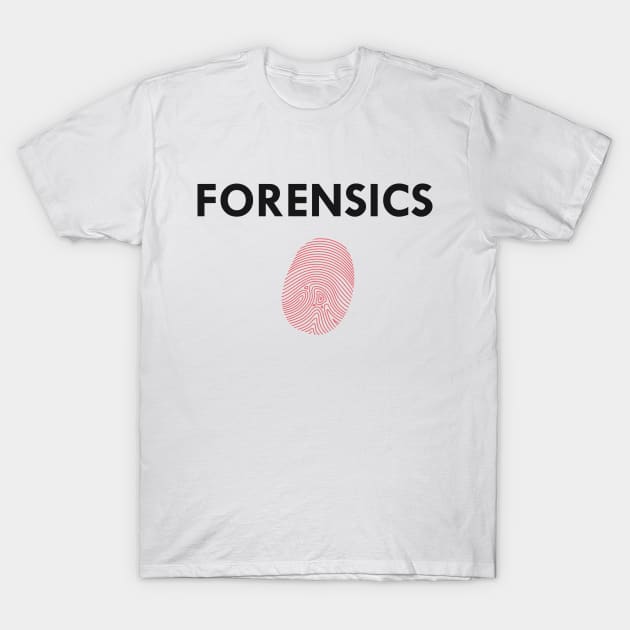 Forensics T-Shirt by KC Happy Shop